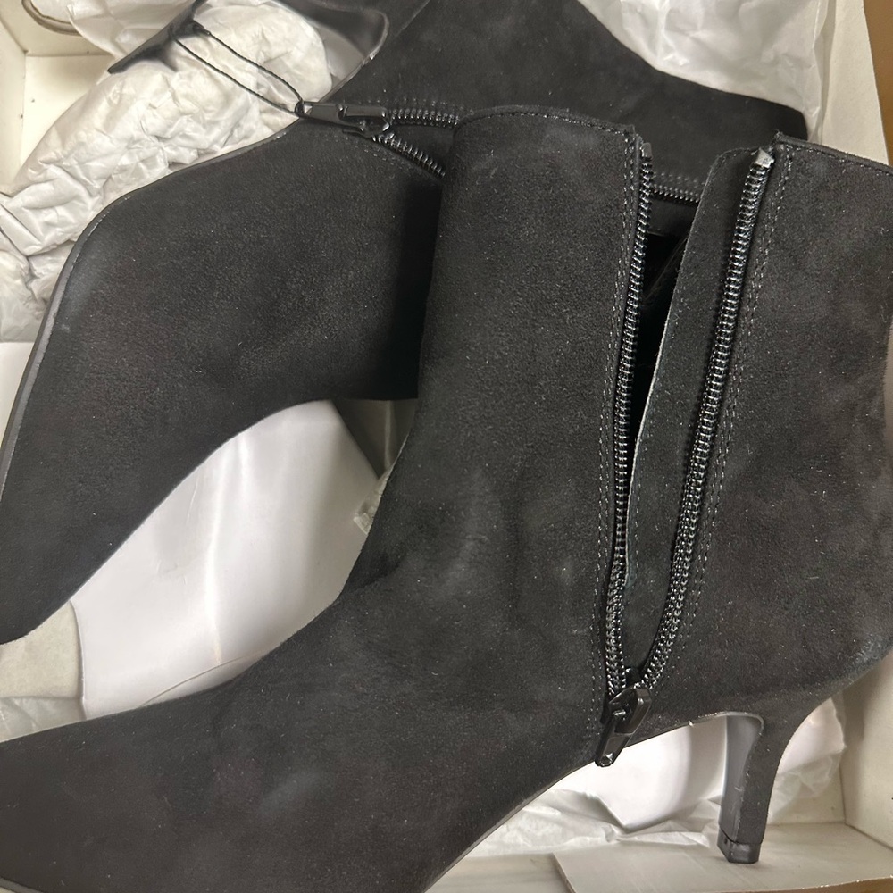 Charter Club Black Heeled Boots